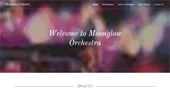 Desktop Screenshot of moongloworchestra.com