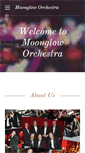 Mobile Screenshot of moongloworchestra.com